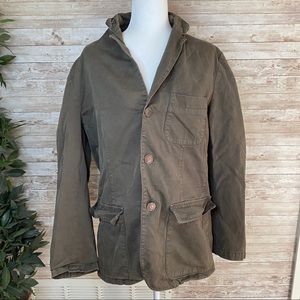 Millard Fillmore Anthro Army Green Jacket Vintage